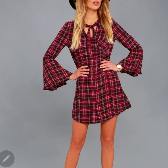 Jack by BB Dakota Dresses & Skirts - Plaid Dress